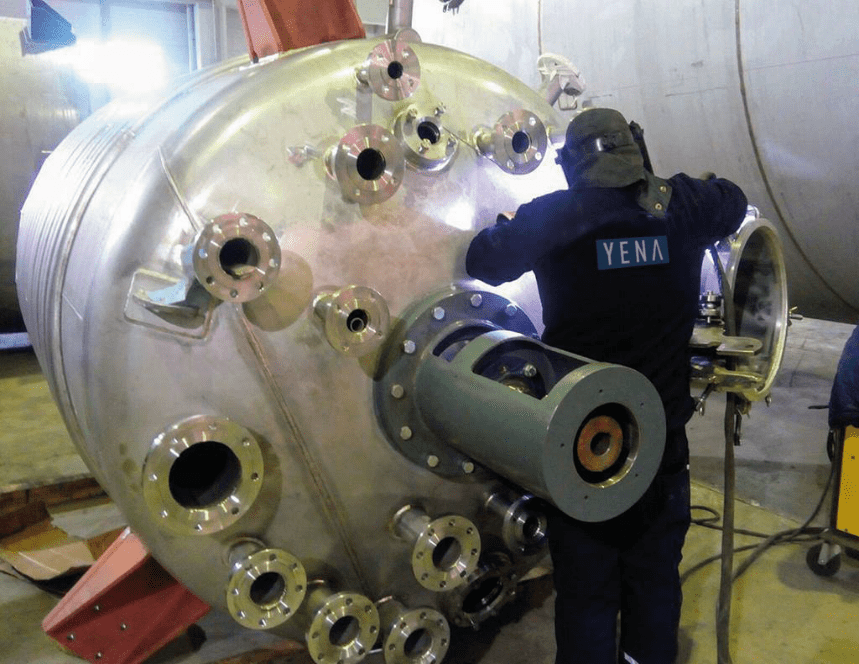Chemischer Reaktor Rührwerk Mixer Tank - Rohrspulen 