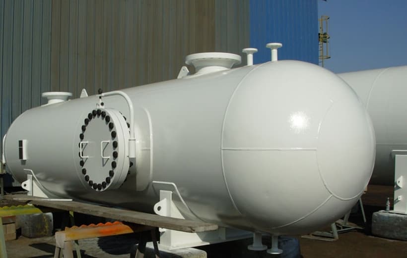 A pressure vessel that requires ASME U stamp for safety purposes.