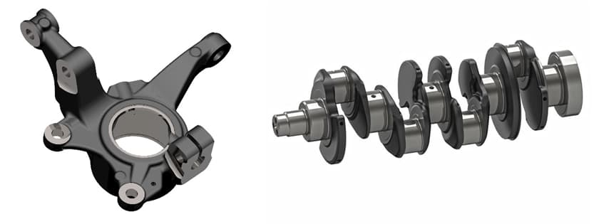 Steering knuckle and crankshaft – Typical applications of austempered cast irons